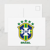Cartes Pour Fêtes Annuelles Cartáo Brasil (Devant / Derrière)