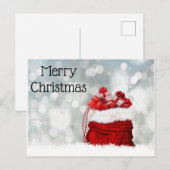 Cartes Pour Fêtes Annuelles Carte-joyeux Noël (Devant / Derrière)