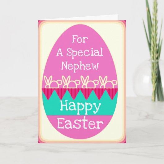 Cartes Pour Fêtes Annuelles Carte-Neveu de Pâques (Devant)