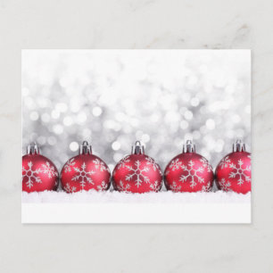 Cartes Pour Fêtes Annuelles **CARTE POSTALE POUR NOËL** AVEC DE JOLIES AMPoule