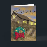 Cartes Pour Fêtes Annuelles Carte-v de Noël de Chambre de plage<br><div class="desc">L'inspiration pour cette image découle de Chester, de ma famille, et de mes amis. Pourquoi égalisant ? Puisque c'est quand nous sommes pour nous réunir ensemble. La lueur d'une montée de pleine lune illumine l'opposé du coucher du soleil, alors que la bougie et la lumière de cuisine montrent du doigt...</div>