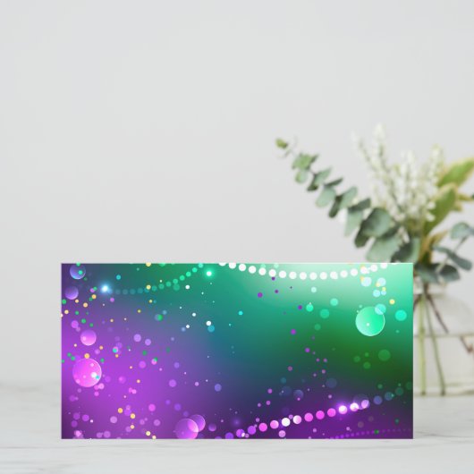 Cartes Pour Fêtes Annuelles Carthagène Solive Purple (Debout devant)