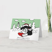 Cartes Pour Fêtes Annuelles Carton de Noël espagnol Springer anglais (Dos)