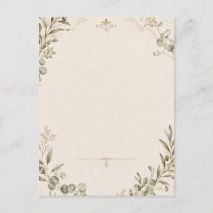 Cartes Pour Fêtes Annuelles Carton d'invitation de mariage de luxe – style ivo