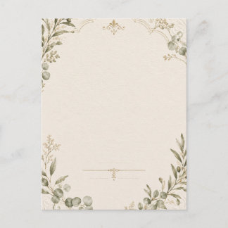Cartes Pour Fêtes Annuelles Carton d'invitation de mariage de luxe – style ivo