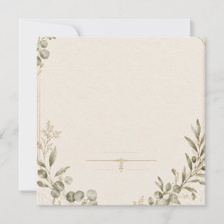 Cartes Pour Fêtes Annuelles Carton d'invitation de mariage de luxe – style ivo