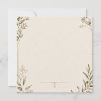 Cartes Pour Fêtes Annuelles Carton d'invitation de mariage de luxe – style ivo