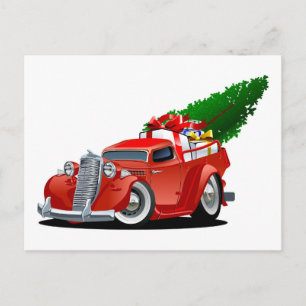 Cartes Pour Fêtes Annuelles Cartoon Christmas Pickup