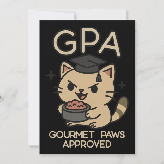 Cartes Pour Fêtes Annuelles Cartoon Funny Scholar Thon Patrouilles (Devant)