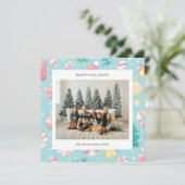 Cartes Pour Fêtes Annuelles Cartoon Style Pastel Illustrations de vacances Car (Debout devant)