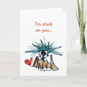 Cartes Pour Fêtes Annuelles Cartoon Valentine Barnacle Heart