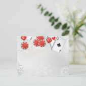 Cartes Pour Fêtes Annuelles Casino Holiday (Debout devant)