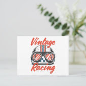 Cartes Pour Fêtes Annuelles Casque de course (Debout devant)