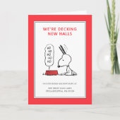 Cartes Pour Fêtes Annuelles Casse-croûte de Noël de Snoopy | Peanuts (Devant)