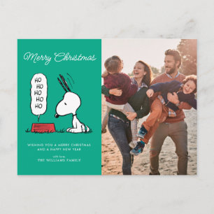 Cartes Pour Fêtes Annuelles Casse-croûte   Gamelle de Noël de Snoopy Ho Ho Ho