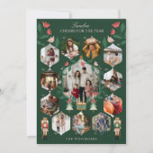 Cartes Pour Fêtes Annuelles Casse-Noisette Année En Critique 12 Photos Familia (Devant)