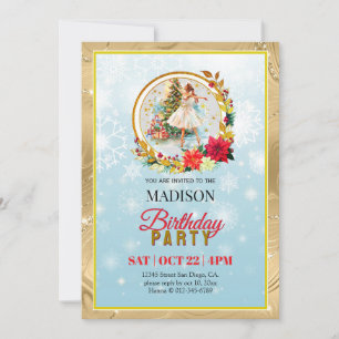Cartes Pour Fêtes Annuelles Casse-Noisette Ballerine de Noël Anniversaire
