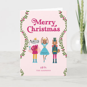Cartes Pour Fêtes Annuelles Casse-Noisette Ballet Animaux Noël
