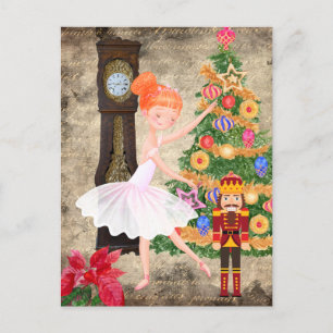 Cartes Pour Fêtes Annuelles Casse-Noisette Clara Act I Christmas Eve