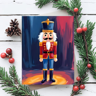 Cartes Pour Fêtes Annuelles Casse-noisette de Noël Joyeux Noël Aquarelle