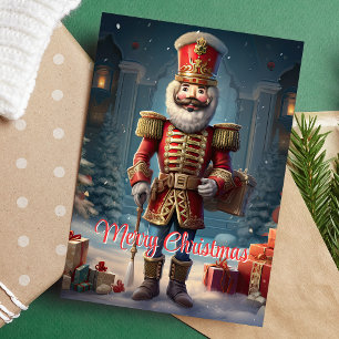 Cartes Pour Fêtes Annuelles Casse-Noisette Joyeux Noël Soldat