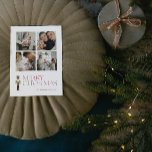 Cartes Pour Fêtes Annuelles Casse-noisette moderne Joyeux Noël 4 Photo<br><div class="desc">Vous êtes sûr de répandre la joie de vacances avec la Modern Nutcracker Joyeux Noël 4 Photo Typographie Carte postale de vacances! Cette carte postale est parfaite pour envoyer à ceux qui sont chers pour leur souhaiter une joyeuse saison de vacances. La typographie festive en Bourgogne se démarque sur la...</div>