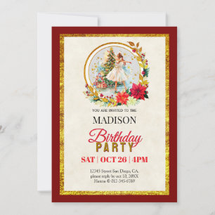 Cartes Pour Fêtes Annuelles Casse-Noisette Noël Ballerine Anniversaire