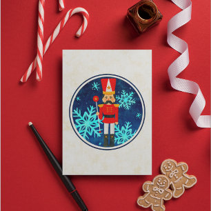Cartes Pour Fêtes Annuelles Casse-noisette vintage de Noël nuit étoilée