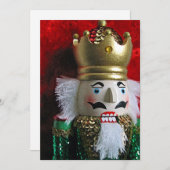 Cartes Pour Fêtes Annuelles Casse-noix de Noël festif (Devant / Derrière)