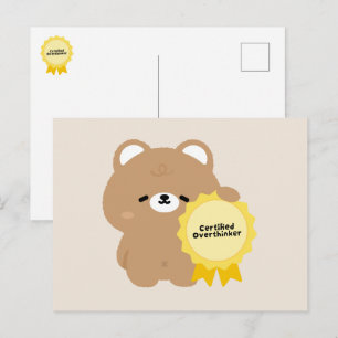 Cartes Pour Fêtes Annuelles Castor surpenseur certifié