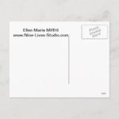 Cartes Pour Fêtes Annuelles Cat Wreath (Dos)