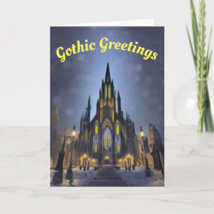 Cartes Pour Fêtes Annuelles Cathédrale gothique