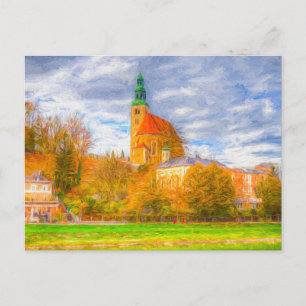 Cartes Pour Fêtes Annuelles Cathédrale Maria Himmelfahrt Salzbourg Art