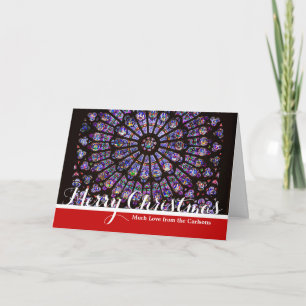 Cartes Pour Fêtes Annuelles Cathédrale Notre-Dame de Paris Rose