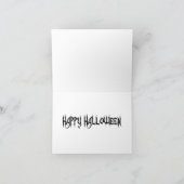 Cartes Pour Fêtes Annuelles Cavalier noir Halloween (Intérieur)