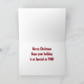 CARTES POUR FÊTES ANNUELLES CE BON PUP DIT **NOËL SPÉCIAL** (Intérieur)