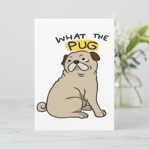 Cartes Pour Fêtes Annuelles Ce Carlin Mignonne Carlin gras
