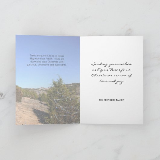 Cartes Pour Fêtes Annuelles Cèdre de Noël Austin 360 Loop (Intérieur)