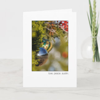 Cartes Pour Fêtes Annuelles Cèdre de Noël Austin 360 Loop