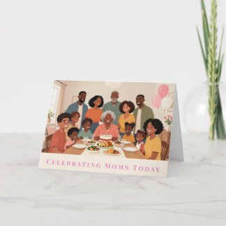 Cartes Pour Fêtes Annuelles Celebrating Our Mother's Day Card