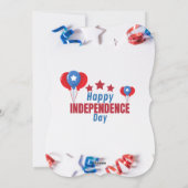 Cartes Pour Fêtes Annuelles #CelebratingHsppyIndependenceDayFlatHolidayCard (Dos)