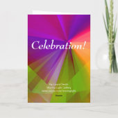 Cartes Pour Fêtes Annuelles Célébration! (Dos)