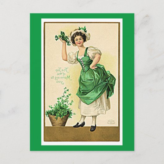Cartes Pour Fêtes Annuelles Célébration de la Saint-Patrick (Devant)