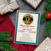 Cartes Pour Fêtes Annuelles Célébration de Noël de l'Église chrétienne religie