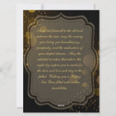 Cartes Pour Fêtes Annuelles Célébration de Nouvel An Céleste (Dos)