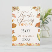 Cartes Pour Fêtes Annuelles Célébrer la convivialité (Debout devant)