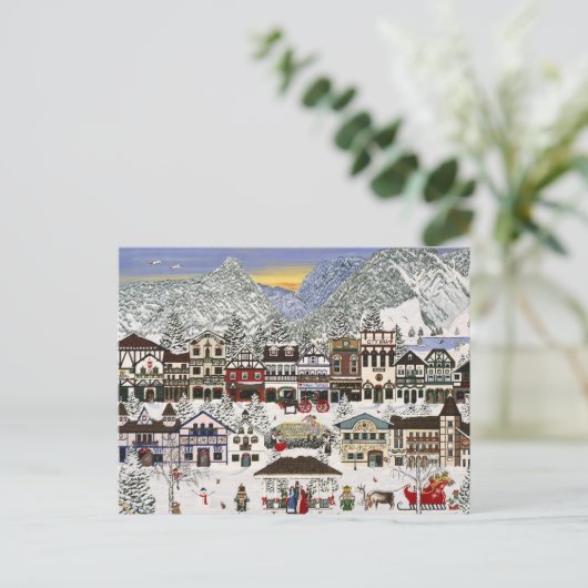 Cartes Pour Fêtes Annuelles Célébrer les vacances à Leavenworth (Debout devant)