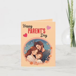 Cartes Pour Fêtes Annuelles "Célébrer Vous, Maman & Papa"