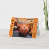 CARTES POUR FÊTES ANNUELLES CÉLÉBREZ CETTE *SAISON AUTOMNALE*-TOUJOURS UNE RAI (Devant)