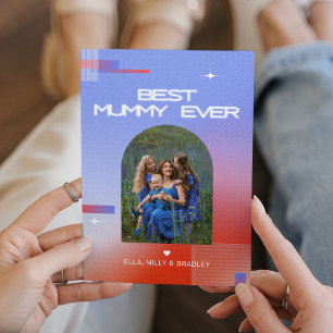 Cartes Pour Fêtes Annuelles Céleste MEILLEURE MUMMY JAMAIS Fête des Mères Phot
